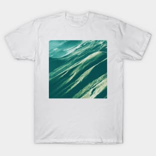 Teal Mountains Oil Effects 5 T-Shirt